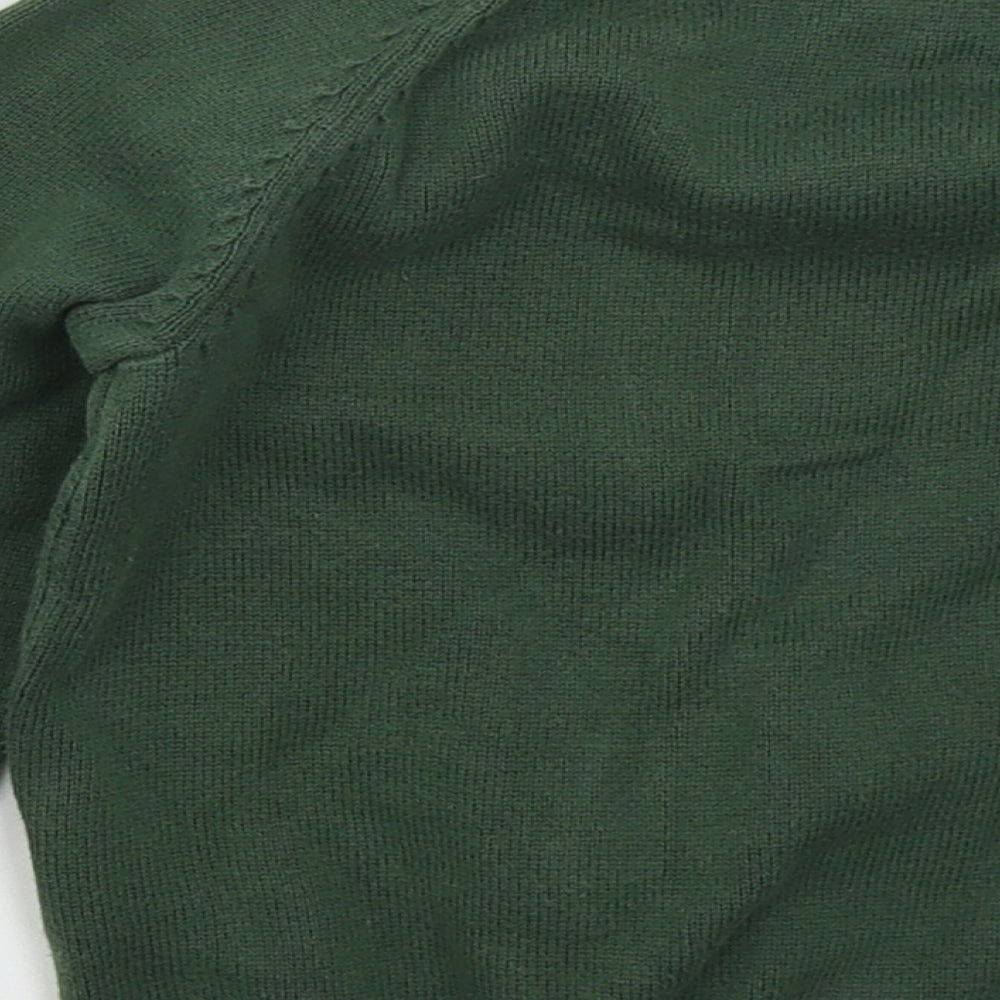 H&M Boys Green  Cotton Pullover Jumper Size 18-24 Months  Pullover