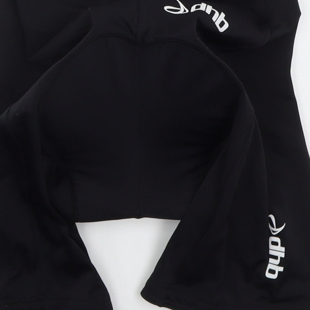 DBH Sport Womens Black  Polyester Biker Shorts Size 10 L7 in Regular