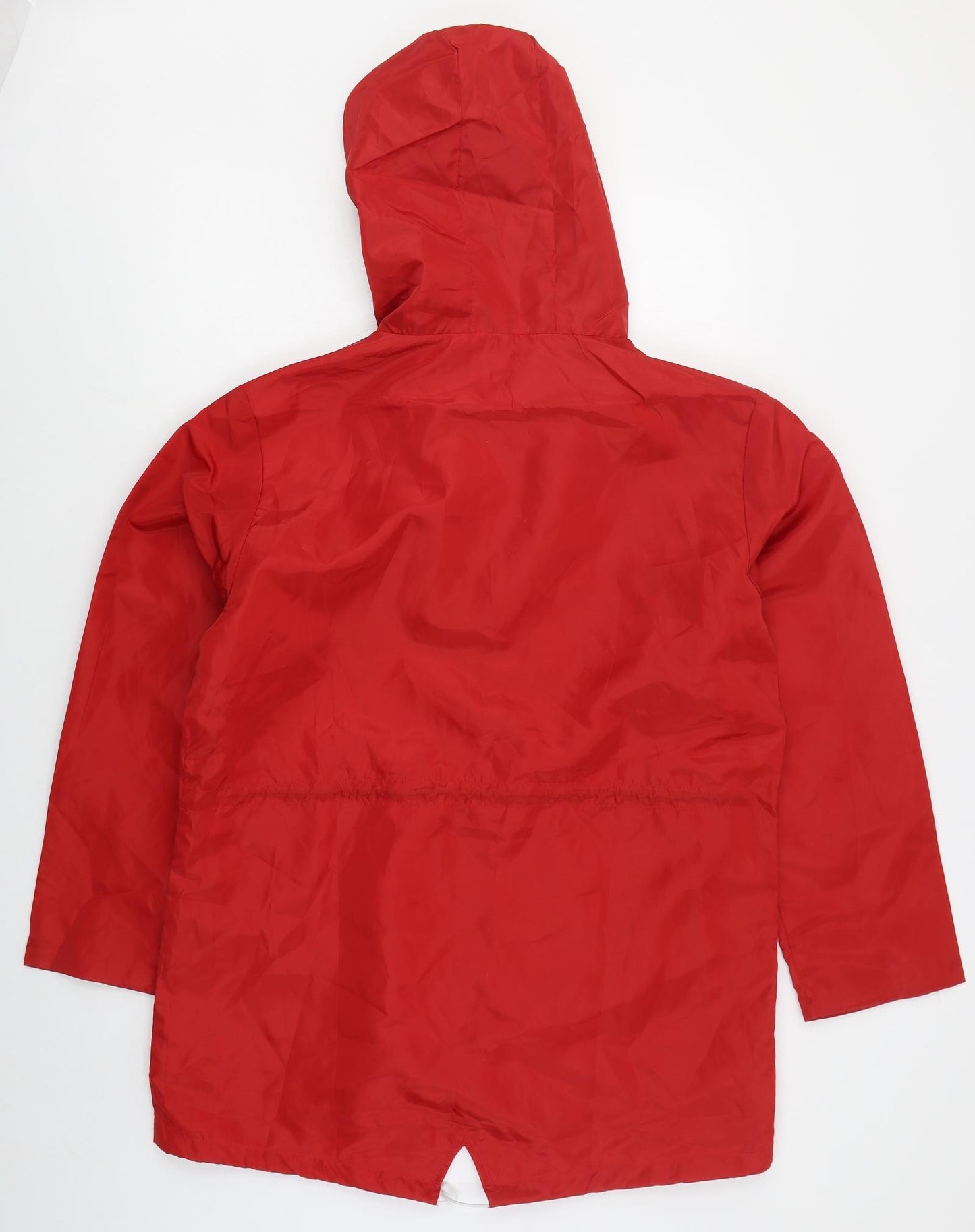 Preworn Womens Red   Anorak Coat Size 2XL  Zip