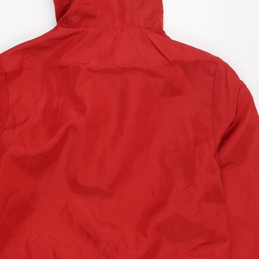 Preworn Womens Red   Anorak Coat Size 2XL  Zip