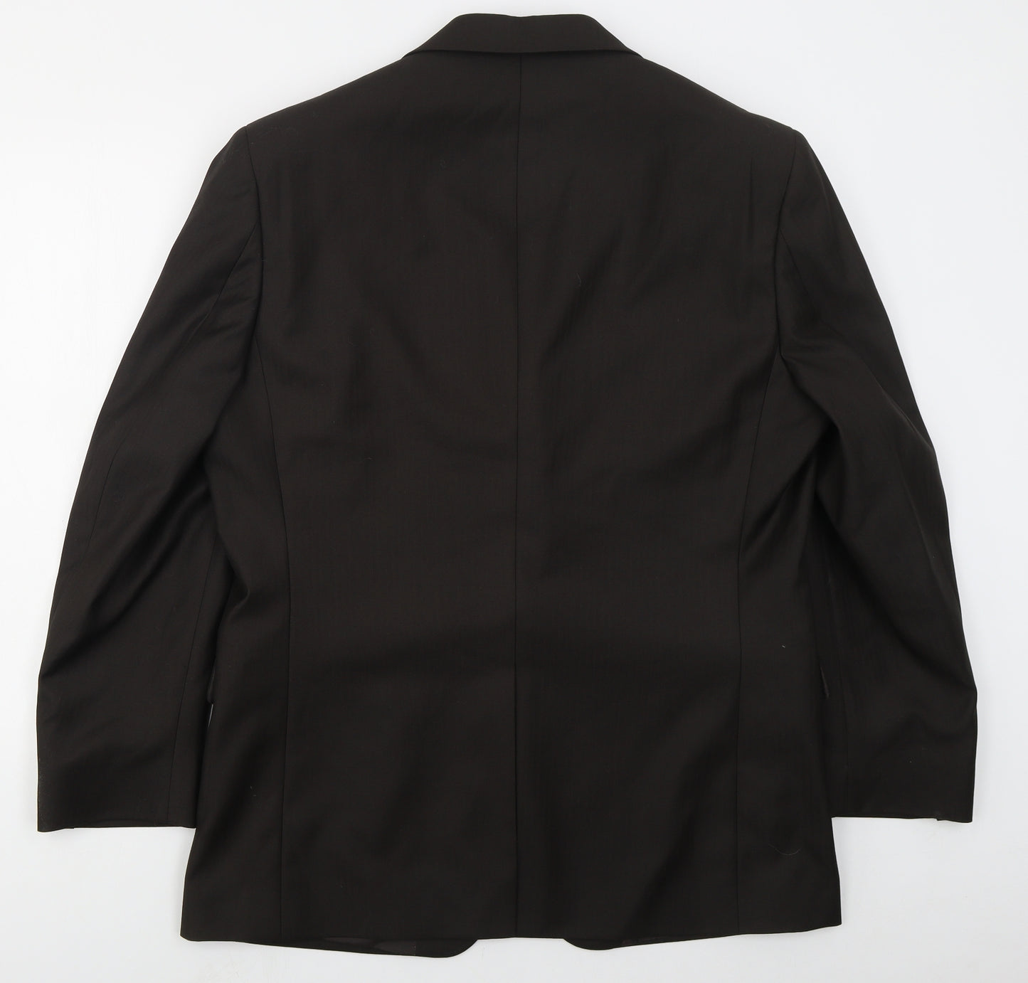 Greenwoods Mens Brown  Polyester Jacket Suit Jacket Size 42