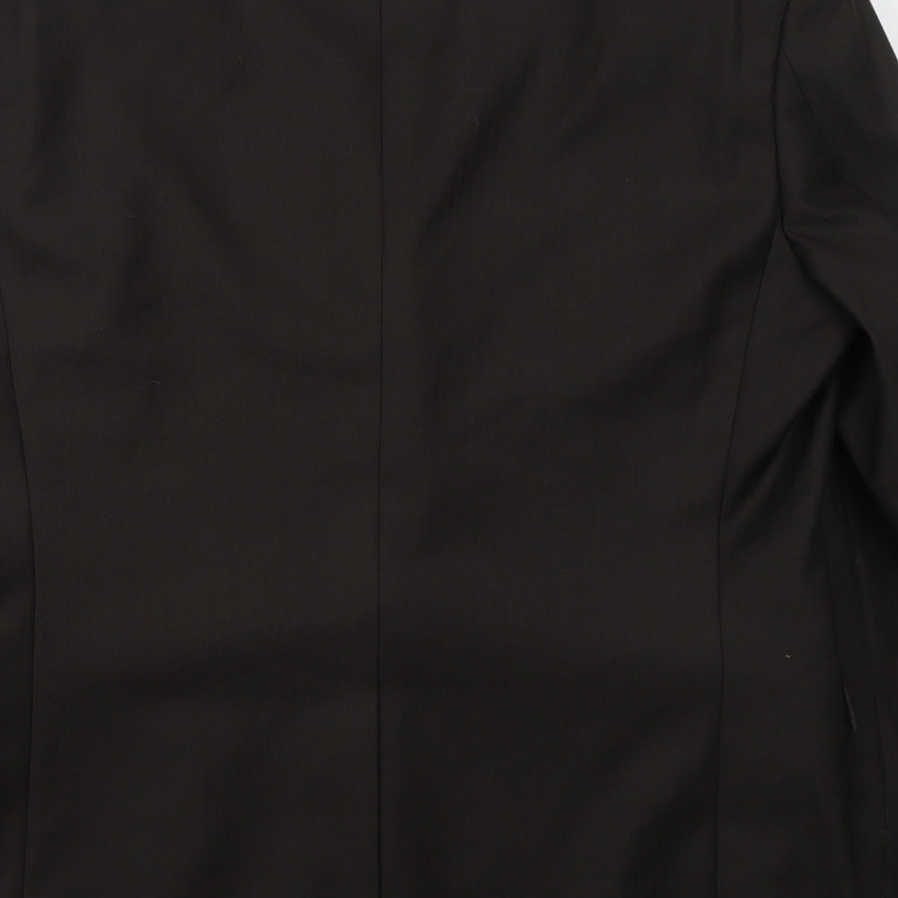 Greenwoods Mens Brown  Polyester Jacket Suit Jacket Size 42