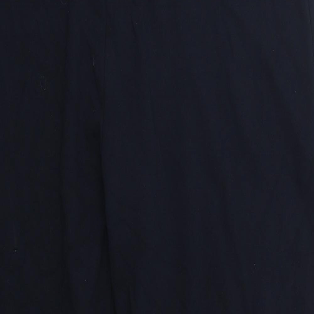 Marks and Spencer Womens Blue  Viscose Sweatpants Trousers Size 20 L26 in Regular
