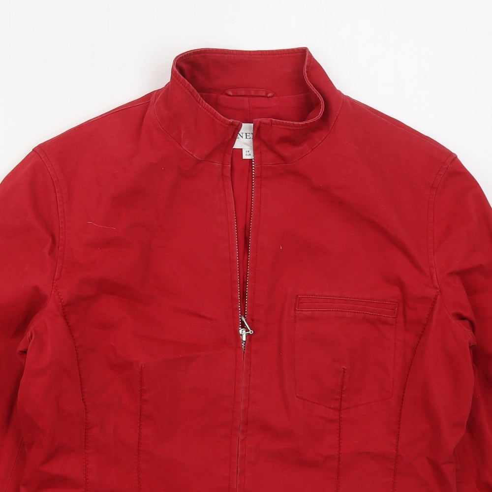 NEXT Womens Red   Jacket  Size 10  Zip