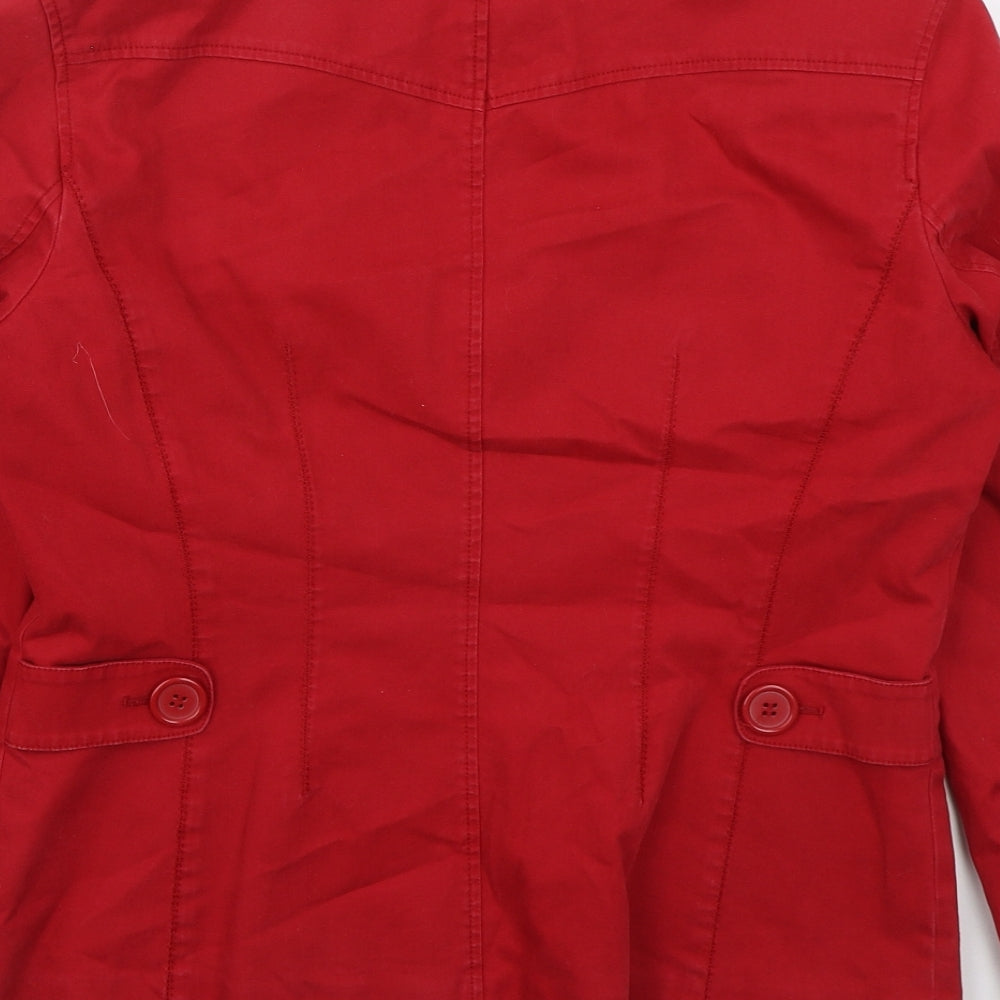 NEXT Womens Red   Jacket  Size 10  Zip