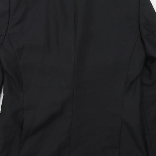 1860 Menswear Mens Grey  Polyester Jacket Suit Jacket Size 38