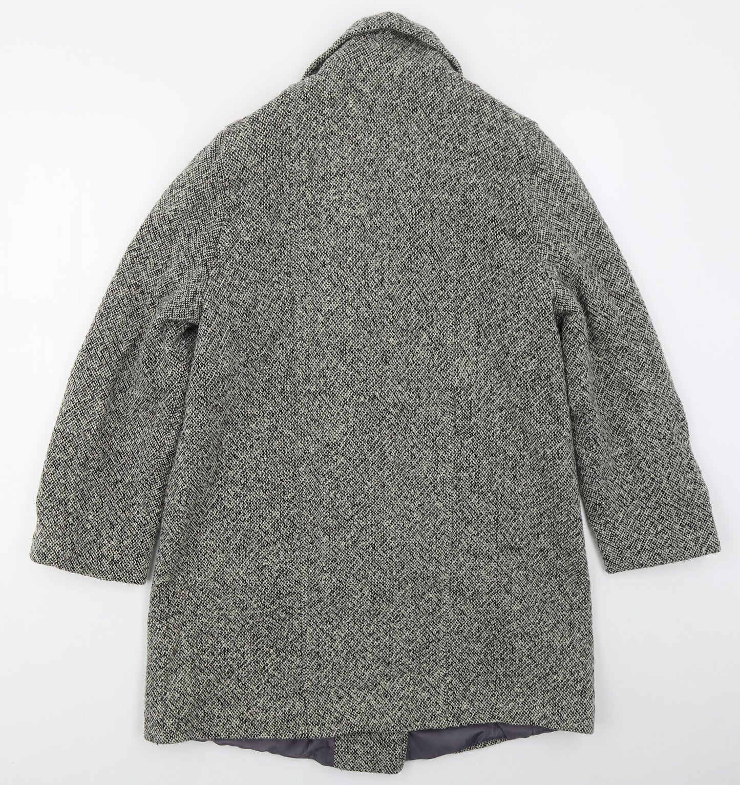 Kesta London Womens Grey   Pea Coat Coat Size 10  Button