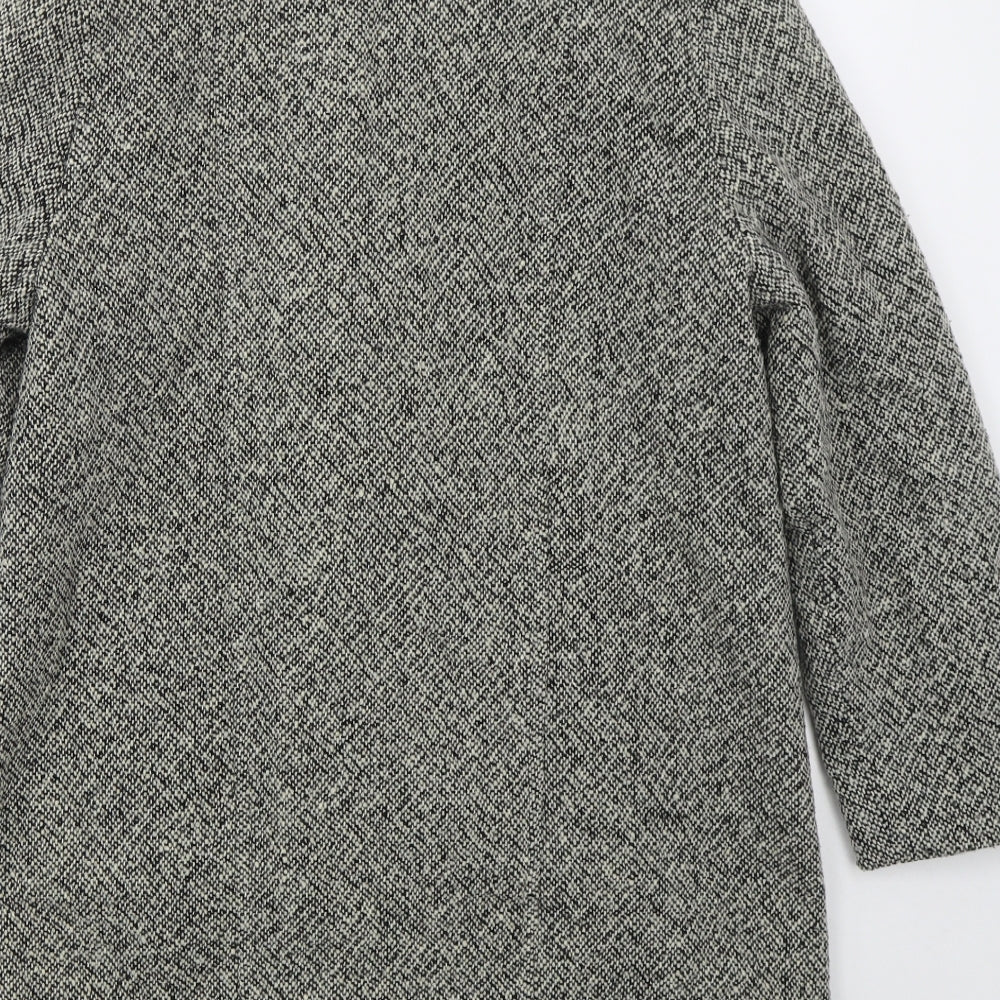 Kesta London Womens Grey   Pea Coat Coat Size 10  Button