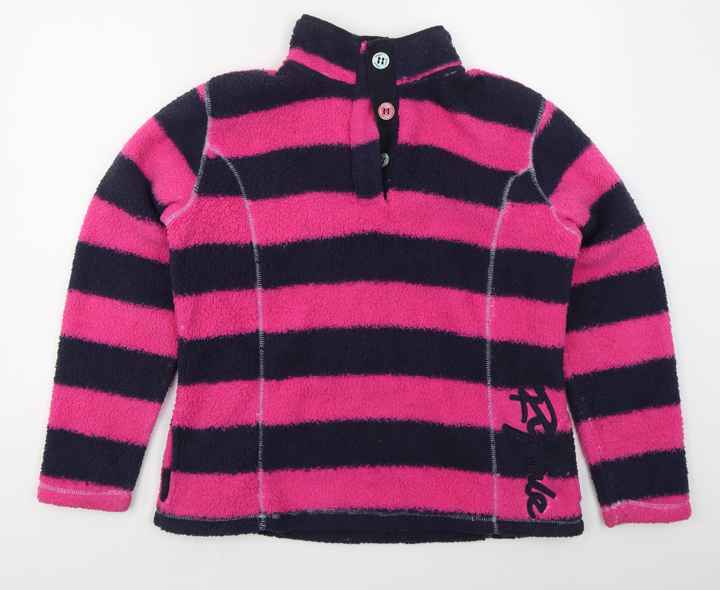 Rydale Womens Pink Striped  Jacket  Size L  Button