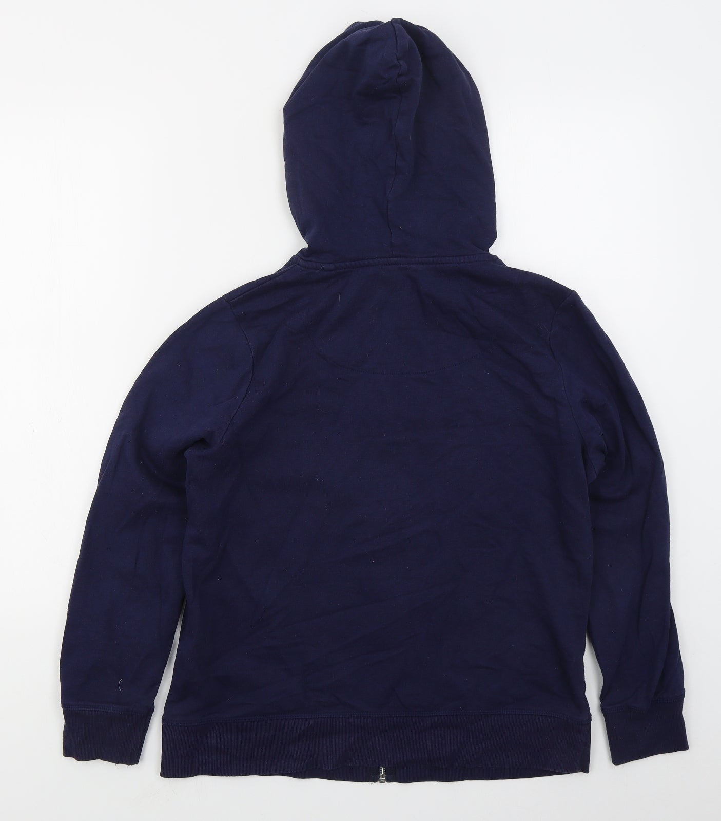 TU Womens Blue  Cotton Full Zip Hoodie Size 14  Zip