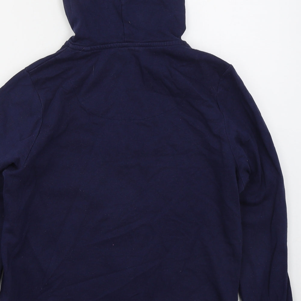 TU Womens Blue  Cotton Full Zip Hoodie Size 14  Zip