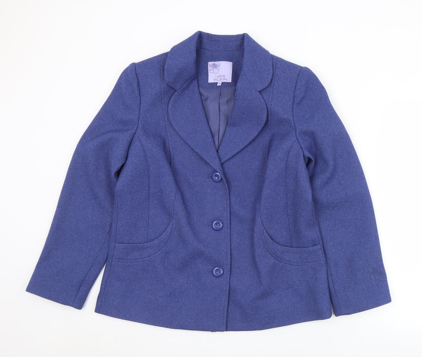 EWM Womens Blue   Jacket  Size 14  Button