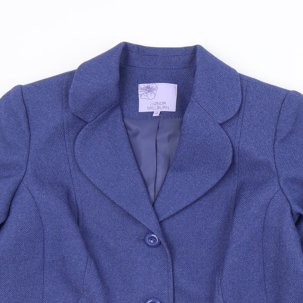 EWM Womens Blue   Jacket  Size 14  Button