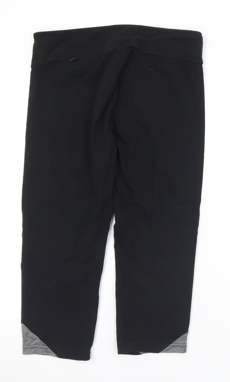 PUMA Womens Black  Cotton Athletic Shorts Size 14 L18 in Regular