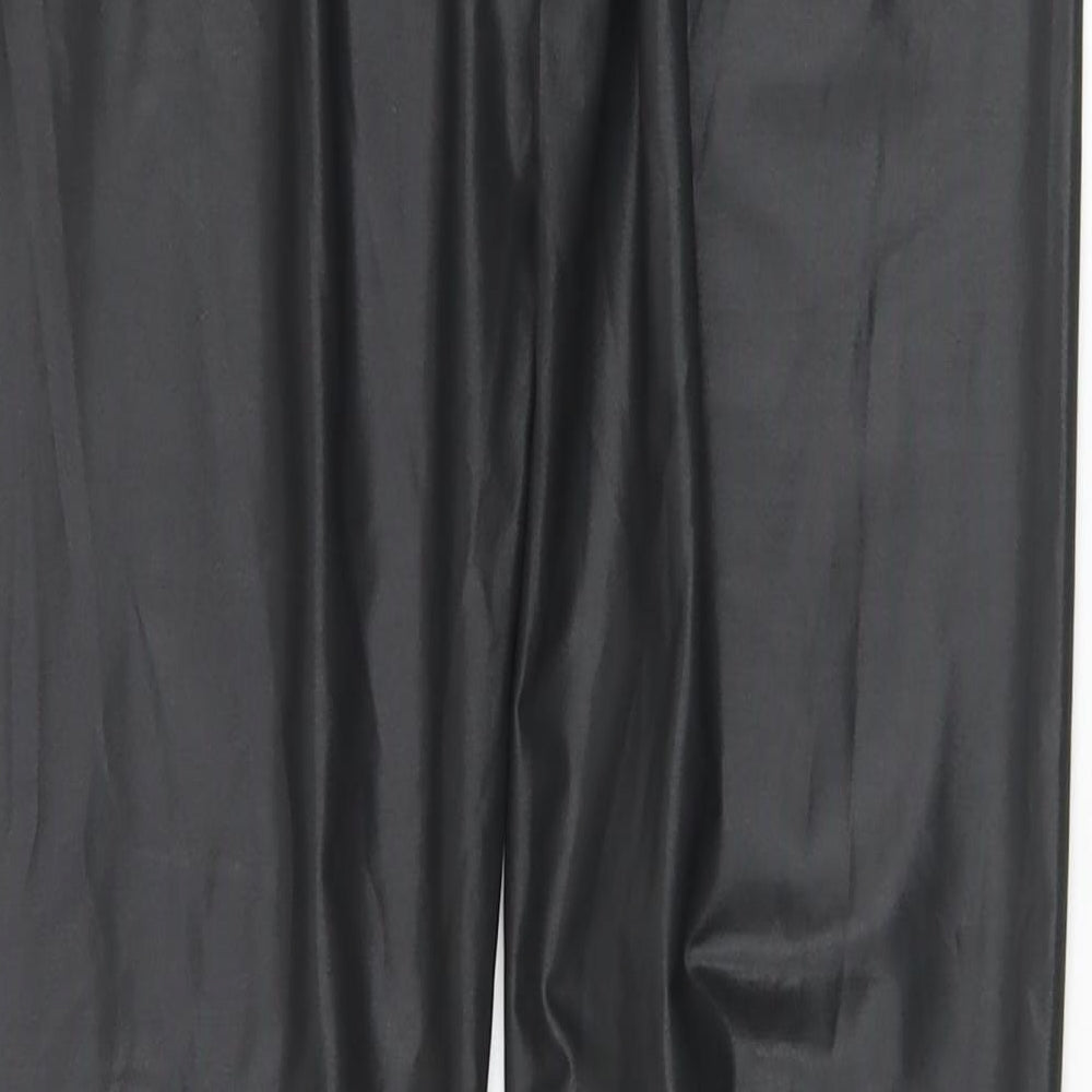 Noisy may Womens Black  Polyester Capri Leggings Size L L32 in