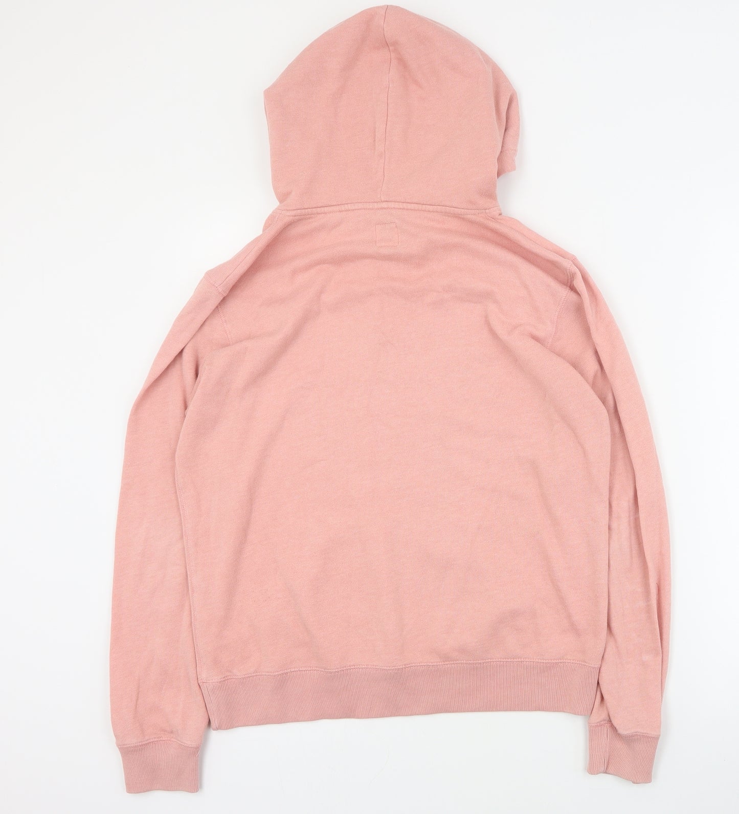 Jack Wills Womens Pink  Cotton Pullover Hoodie Size 12  Pullover