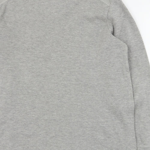 Dissident Mens Grey  Cotton Pullover Sweatshirt Size M