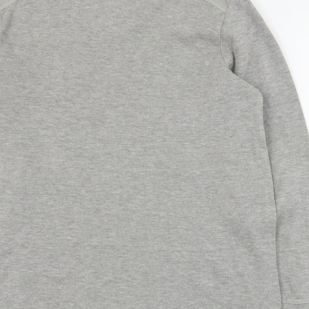 Dissident Mens Grey  Cotton Pullover Sweatshirt Size M