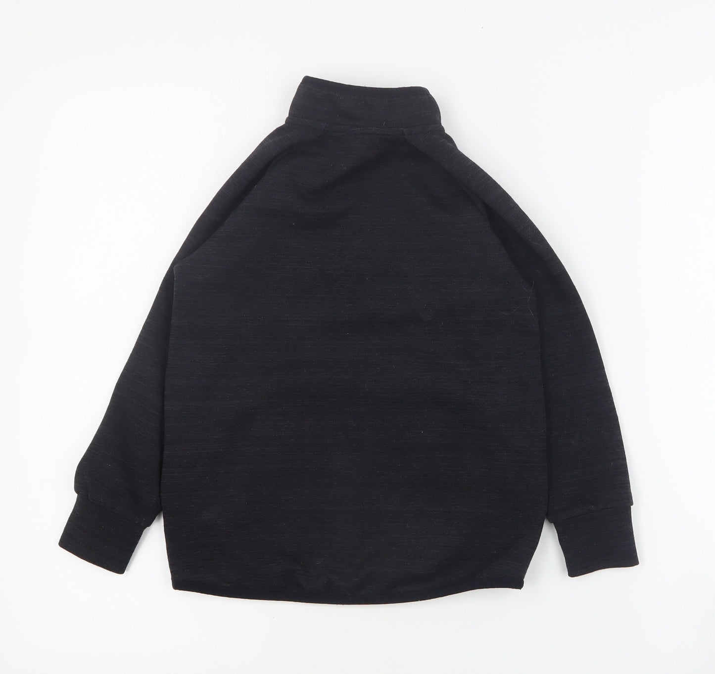 Dunnes Boys Black  Polyester Pullover Sweatshirt Size 6-7 Years  Zip