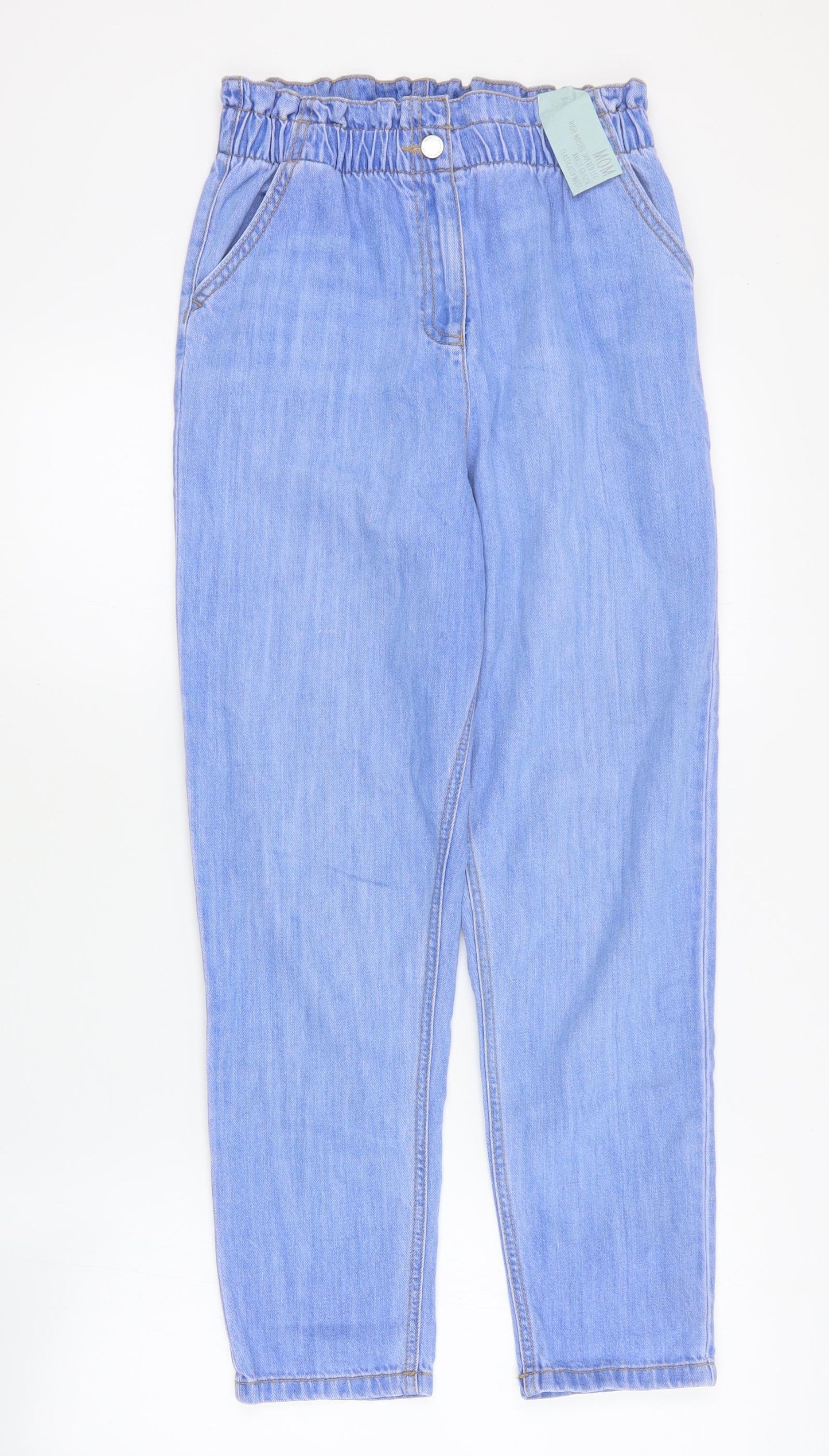 NEXT Girls Blue  Camel Tapered Jeans Size 13 Years  Regular Button
