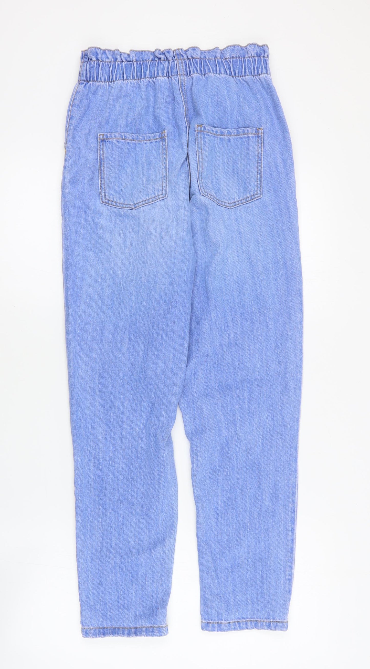 NEXT Girls Blue  Camel Tapered Jeans Size 13 Years  Regular Button