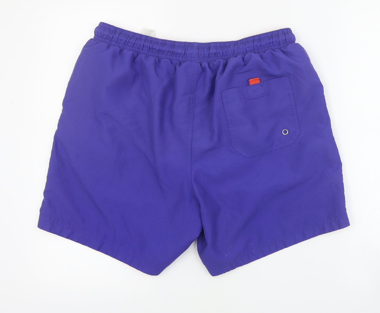 Easy Surf Mens Purple  Polyester Sweat Shorts Size L  Regular Drawstring - Swim short