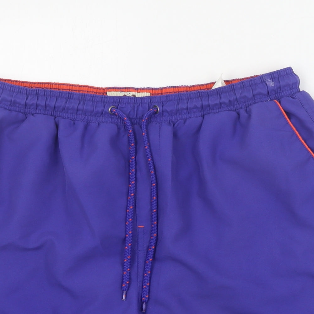Easy Surf Mens Purple  Polyester Sweat Shorts Size L  Regular Drawstring - Swim short