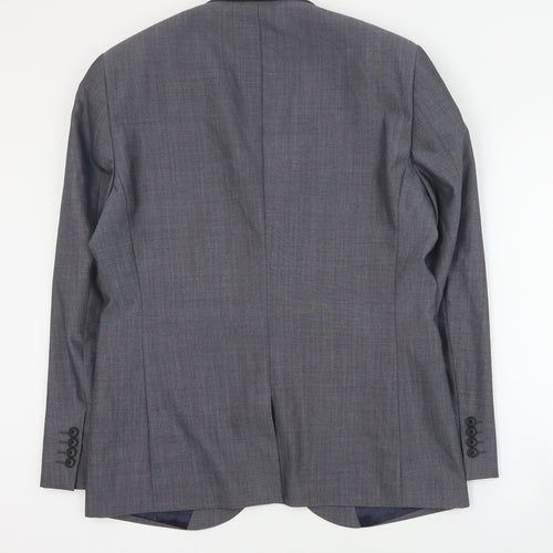 NEXT Mens Grey  Polyester Jacket Blazer Size L