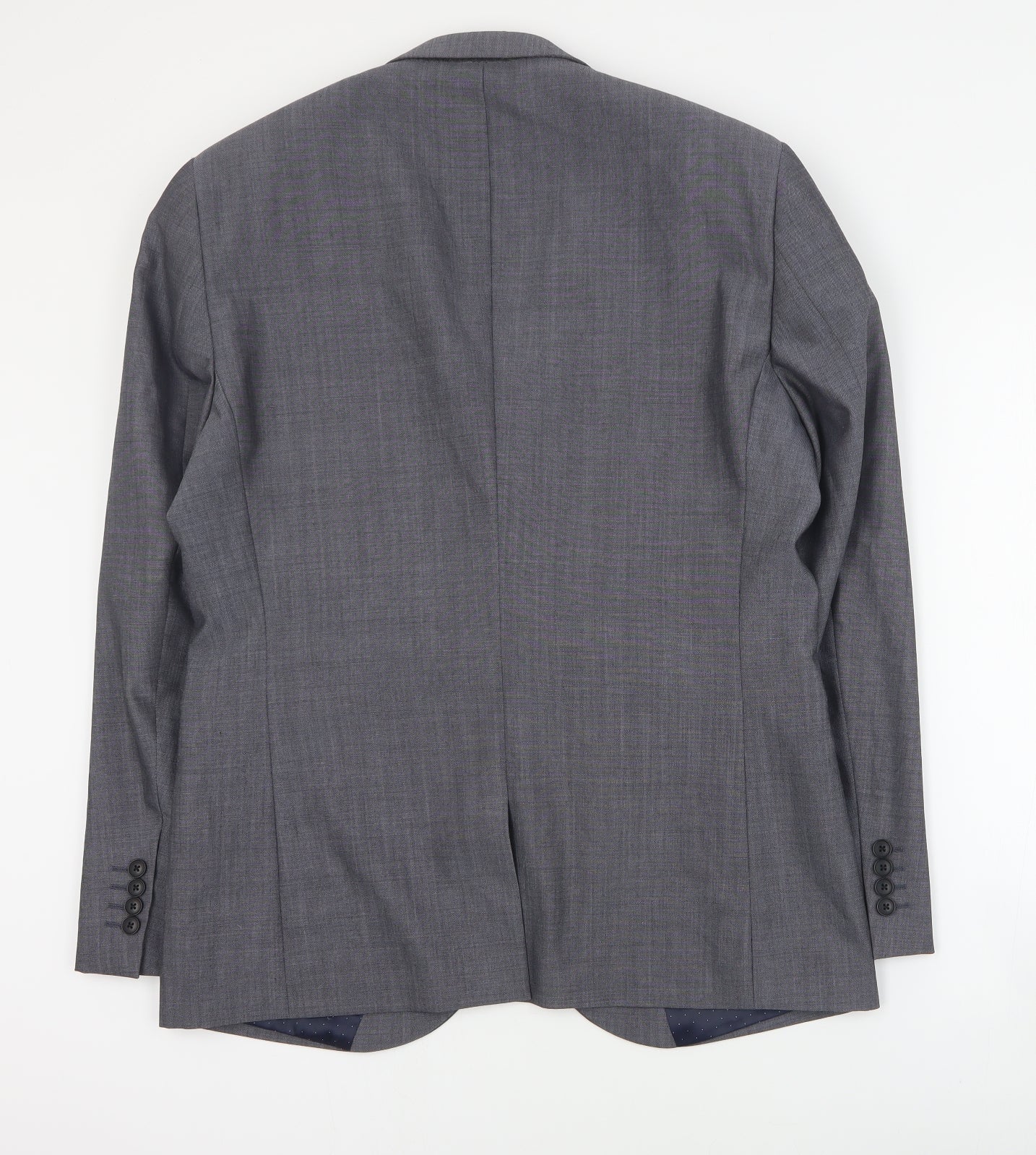 NEXT Mens Grey  Polyester Jacket Blazer Size L