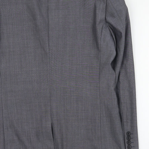 NEXT Mens Grey  Polyester Jacket Blazer Size L