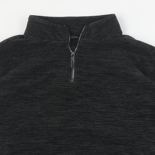 Bonmarcher Womens Grey  Polyester Pullover Sweatshirt Size 22  Zip