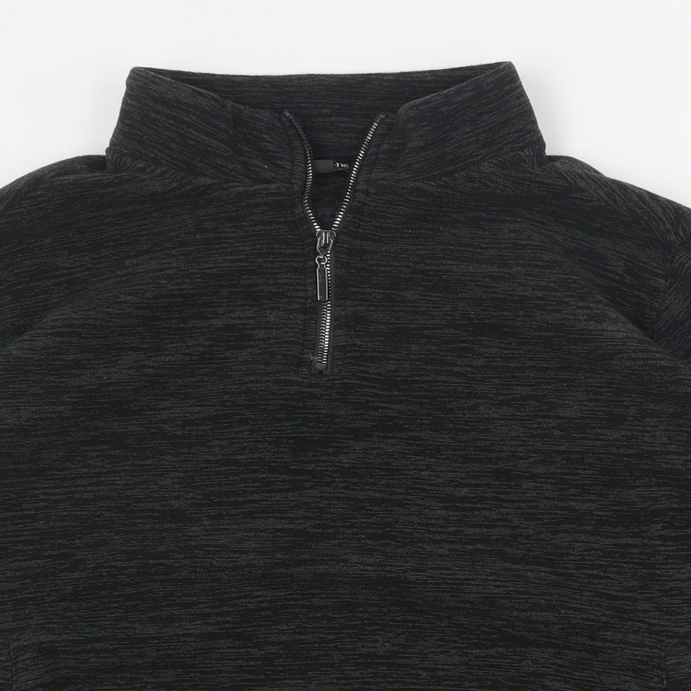 Bonmarcher Womens Grey  Polyester Pullover Sweatshirt Size 22  Zip