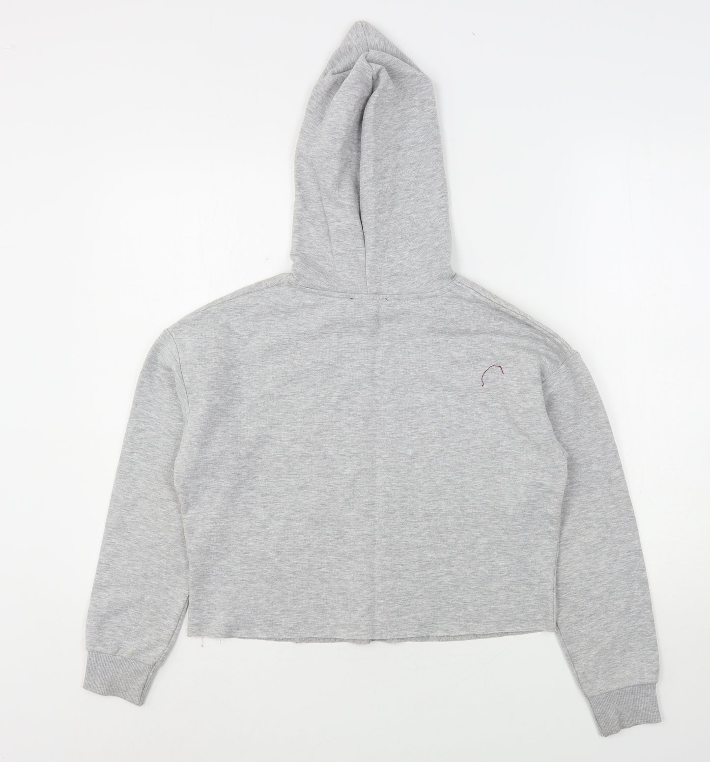 New Look Girls Grey  Polyester Pullover Hoodie Size 12-13 Years   - Friends