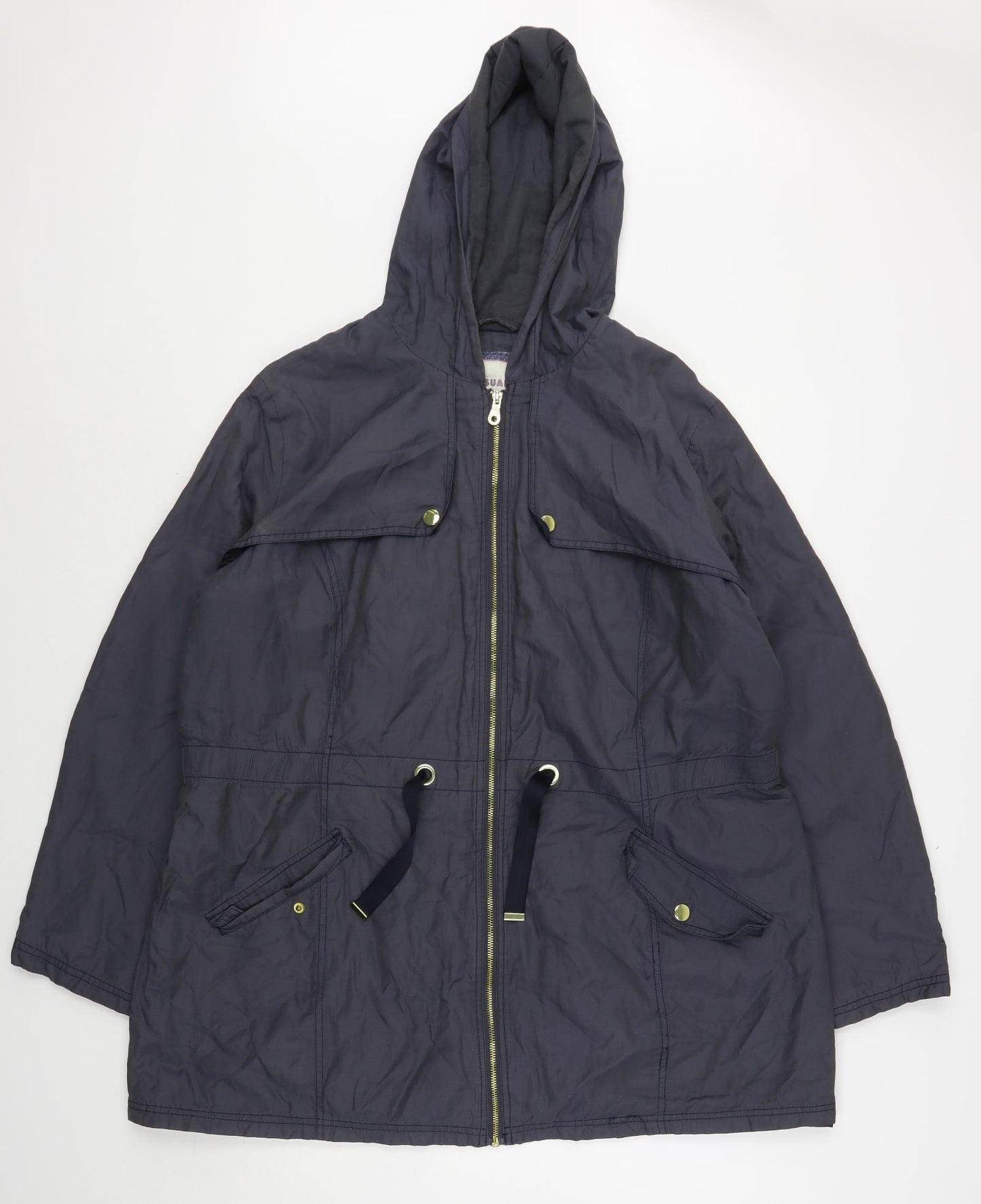 F&F Womens Grey   Rain Coat Coat Size 22