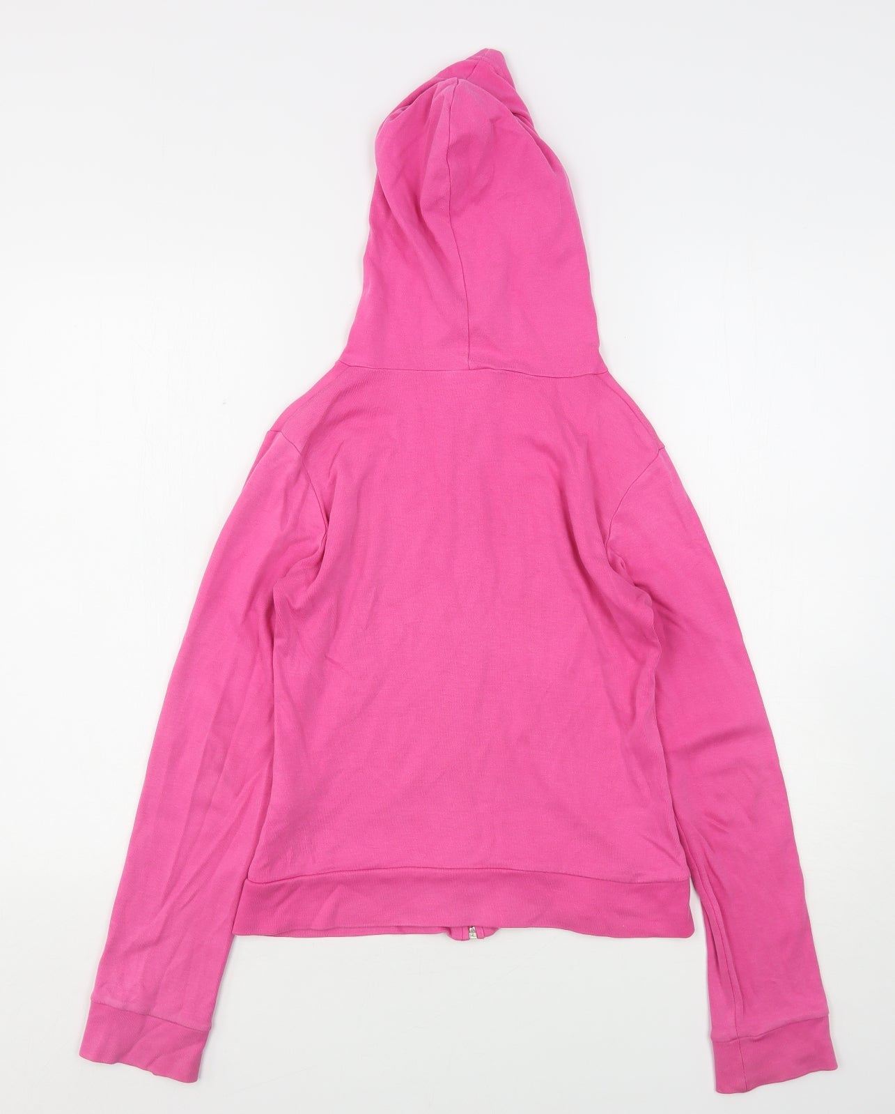 Pinapple Womens Pink  Cotton Full Zip Hoodie Size S