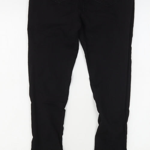 Parisian Womens Black  Cotton Skinny Jeans Size 12 L27 in Regular Button
