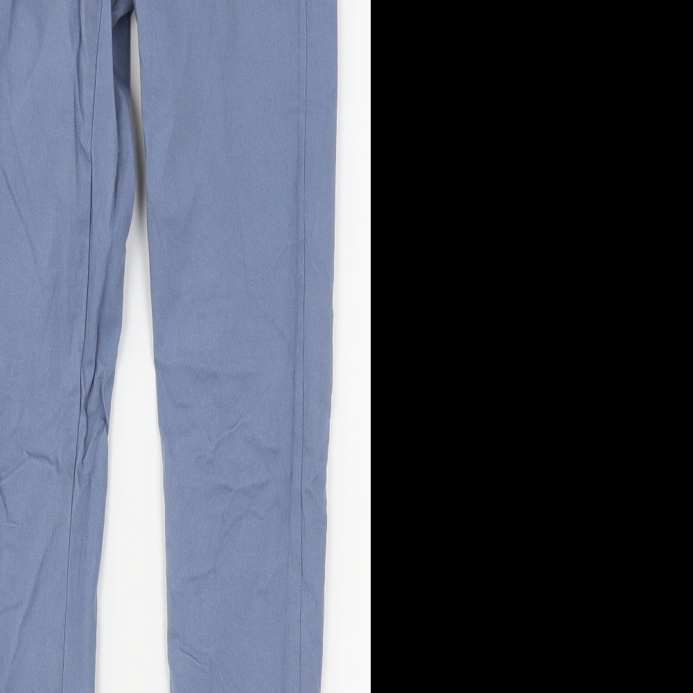 Pieces Womens Blue  Viscose Skinny Jeans Size 28 in L31 in Regular