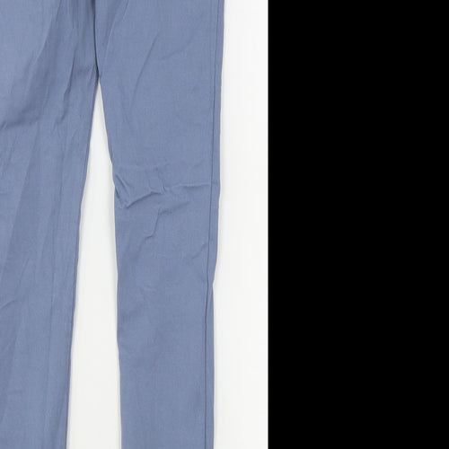 Pieces Womens Blue  Viscose Skinny Jeans Size 28 in L31 in Regular
