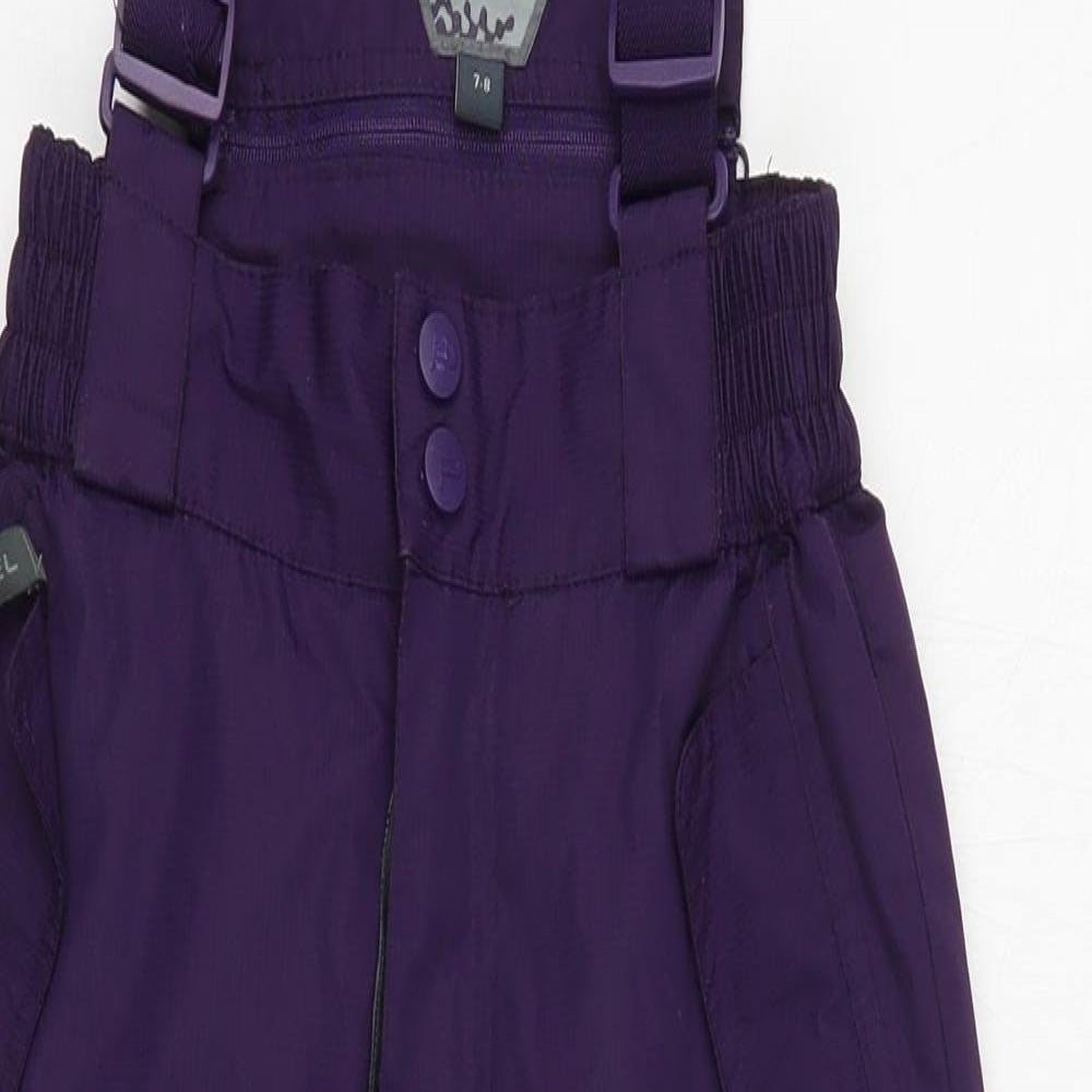 Parallel Girls Purple  Polyester Snow Pants Trousers Size 7-8 Years  Regular