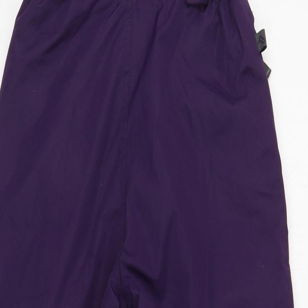 Parallel Girls Purple  Polyester Snow Pants Trousers Size 7-8 Years  Regular