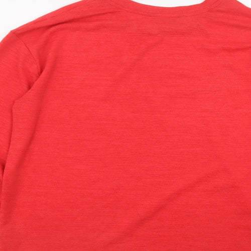 Dunnes Stores Womens Red  Polyester Pullover Sweatshirt Size M