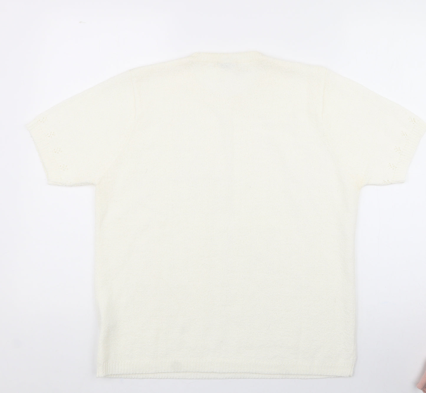 Berkertex Womens White  Acrylic Pullover Sweatshirt Size 14   - size 14-16