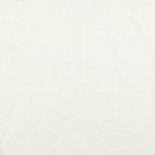 Berkertex Womens White  Acrylic Pullover Sweatshirt Size 14   - size 14-16
