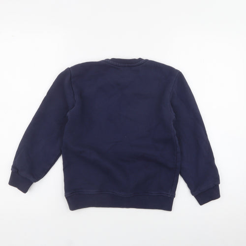 Debenhams Boys Blue  100% Cotton Pullover Sweatshirt Size 8-9 Years