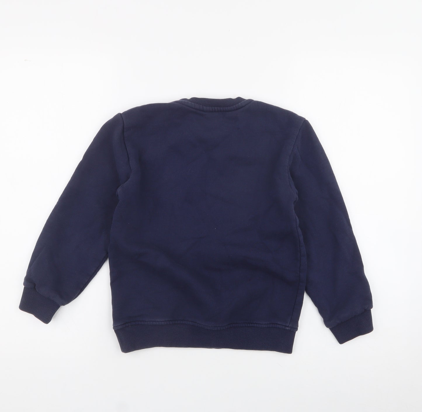 Debenhams Boys Blue  100% Cotton Pullover Sweatshirt Size 8-9 Years