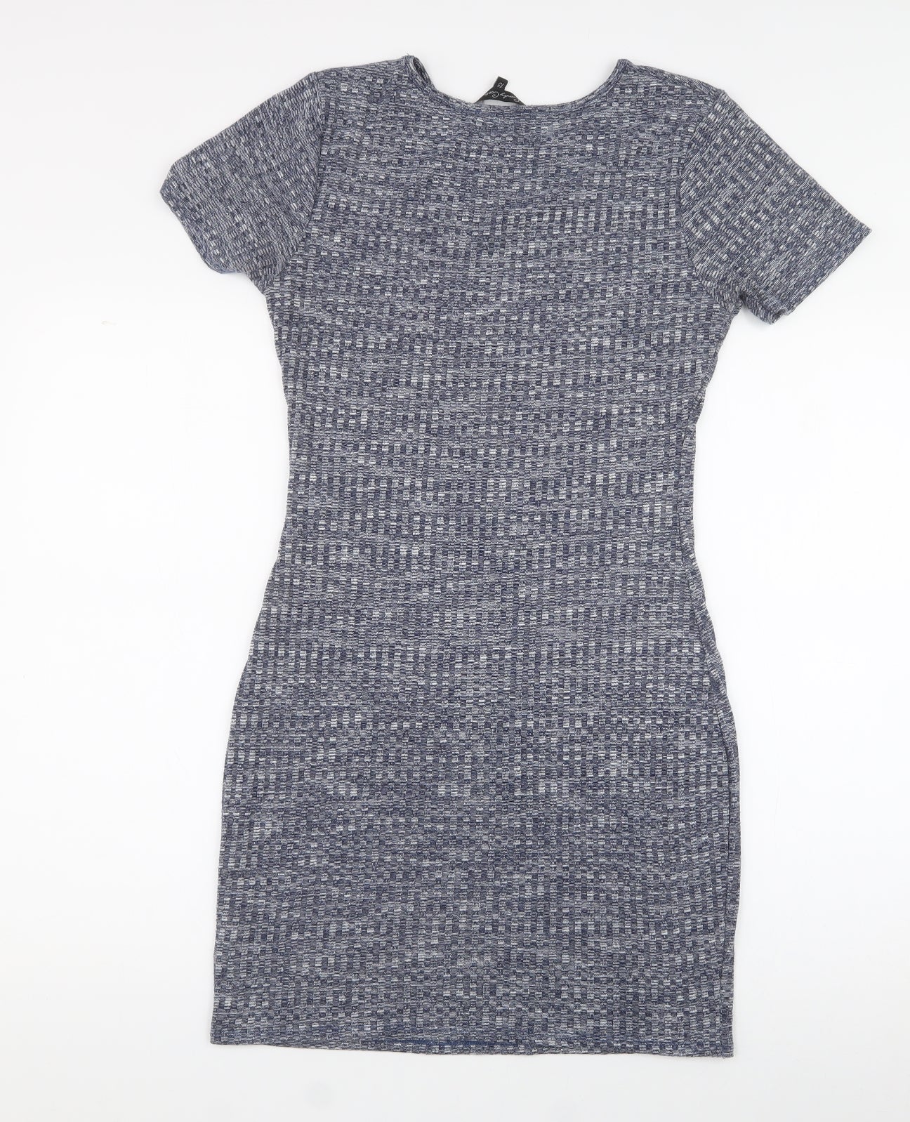 Candy Couture Girls Blue  100% Polyester A-Line  Size 15 Years  Crew Neck
