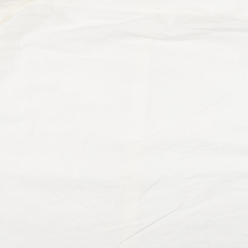h&m  Mens White  Cotton  Button-Up Size XL Collared