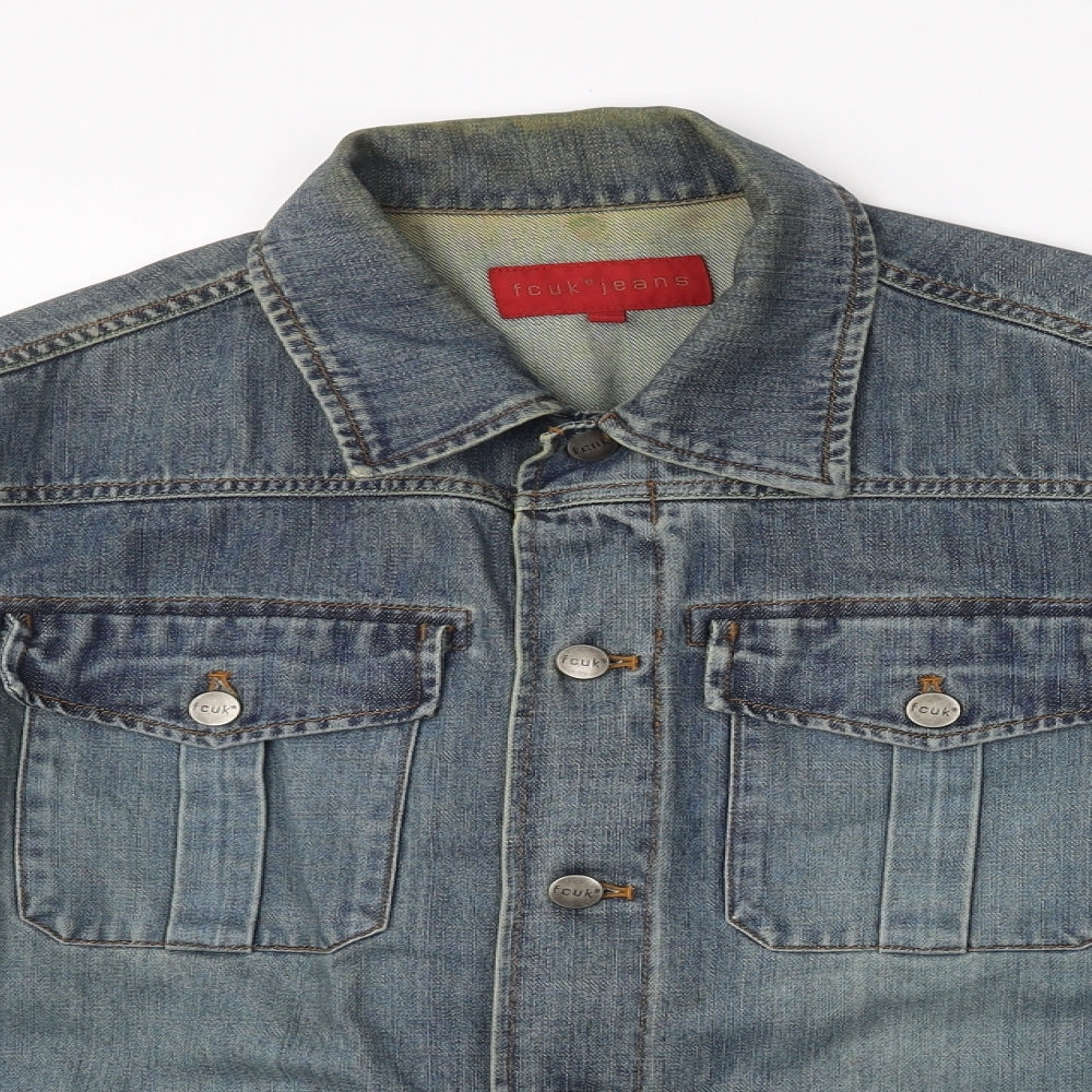 FCUK Womens Blue   Jacket  Size M   - Denim jacket
