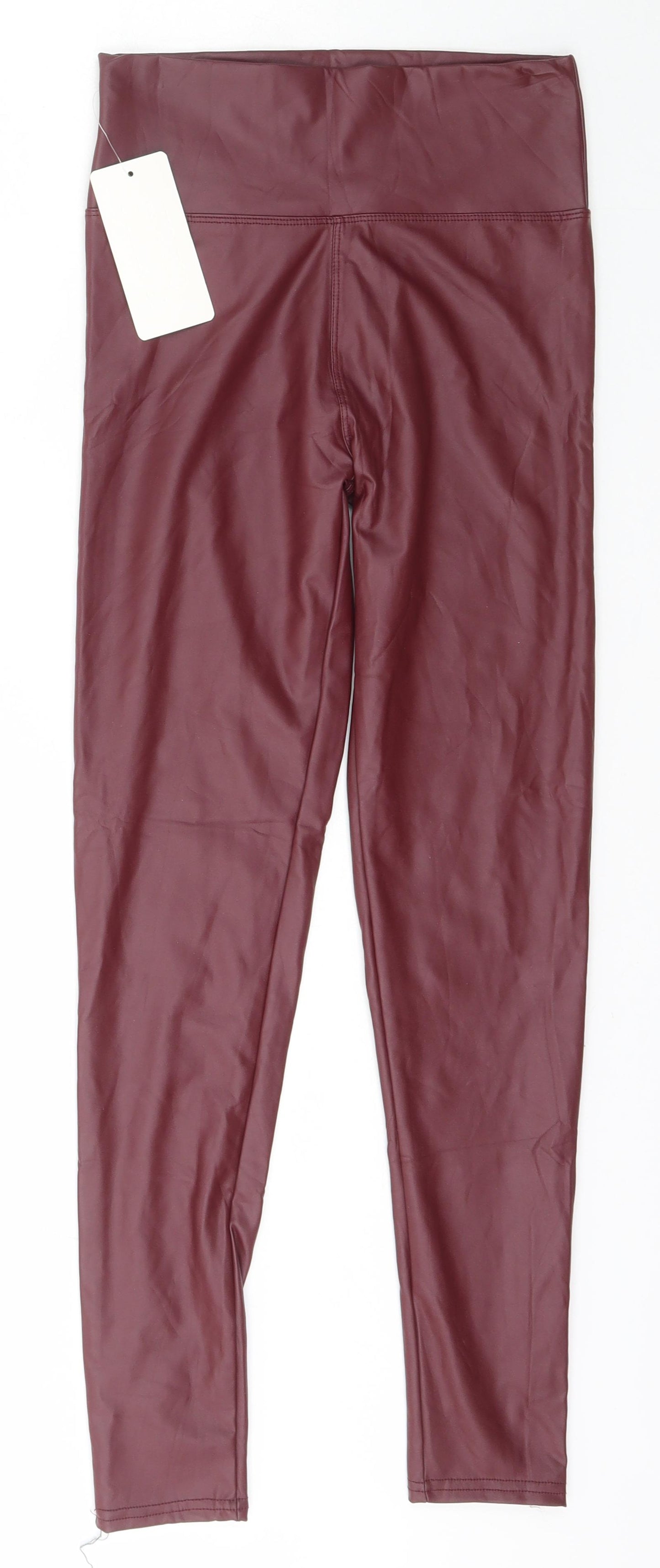 KOKO Womens Red  Polyamide Jegging Leggings Size M L28 in