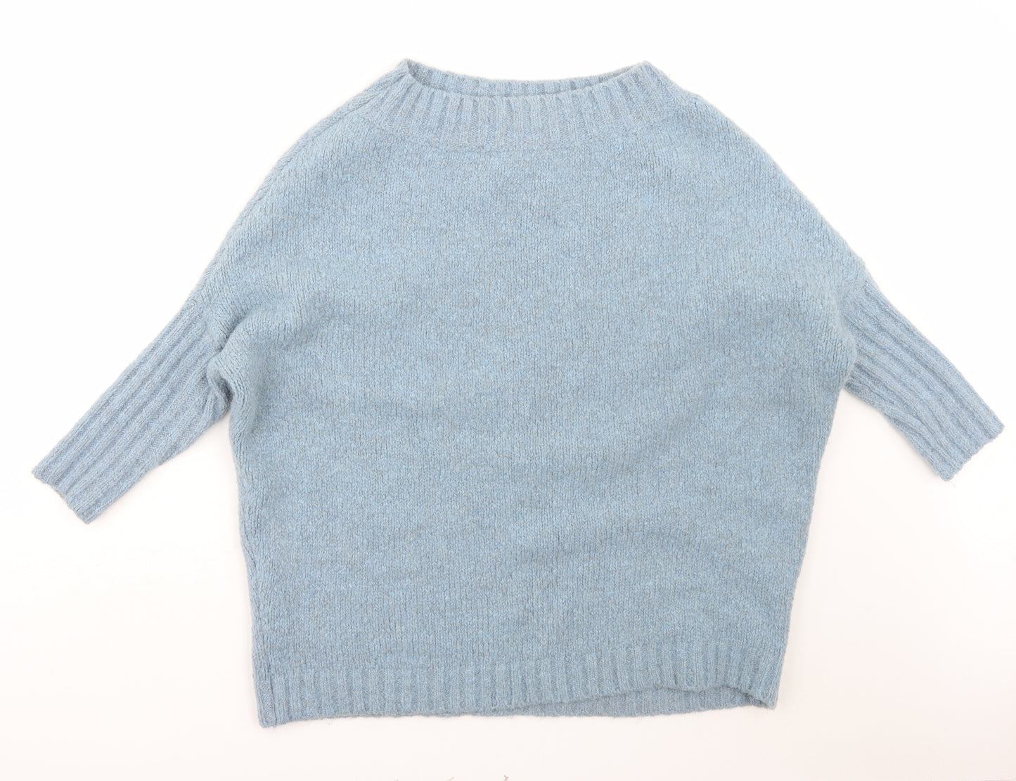 Cocomore Womens Blue Boat Neck  Cashmere Pullover Jumper Size M